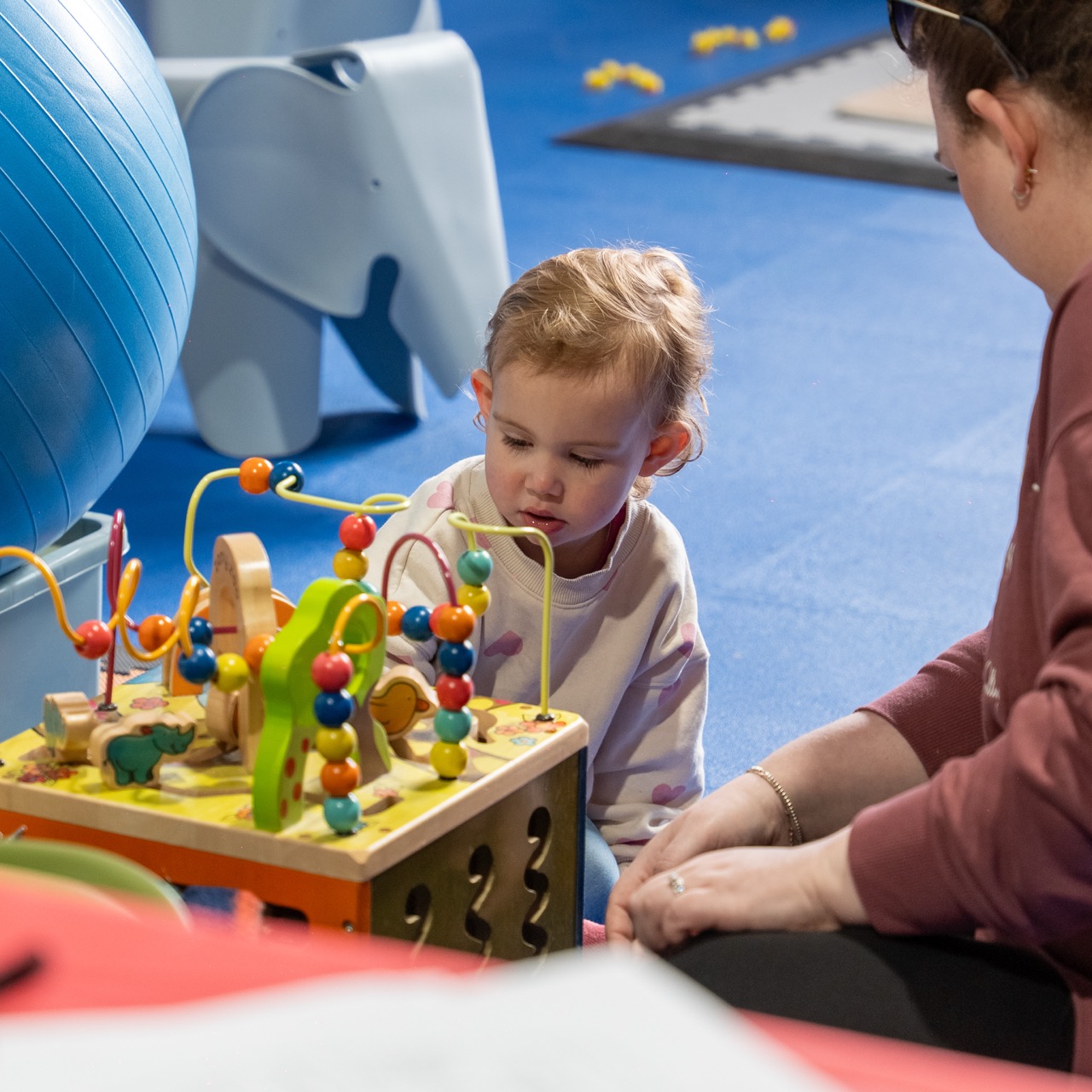 Sensory gym space with specialist equipment