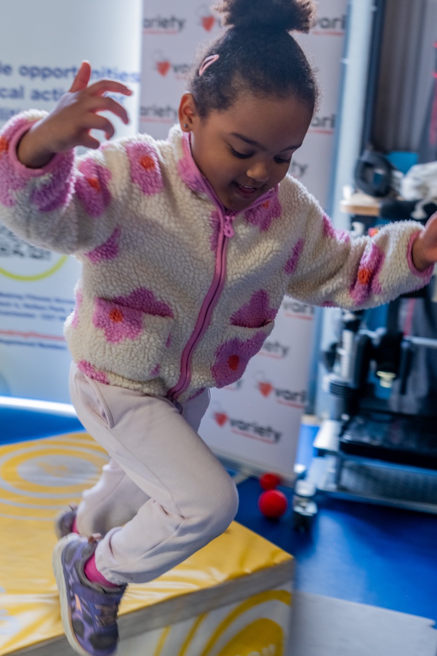 Inclusive sensory gym session in progress